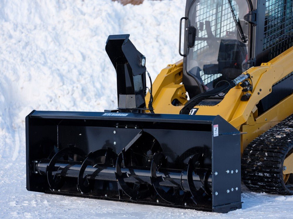 Blue Diamond® Extreme Duty Skid Steer Snow Blower Blue Diamond Attachments