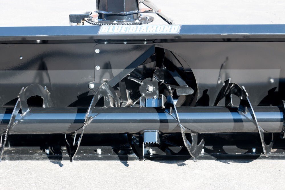 Blue Diamond® Extreme Duty Skid Steer Snow Blower Blue Diamond Attachments
