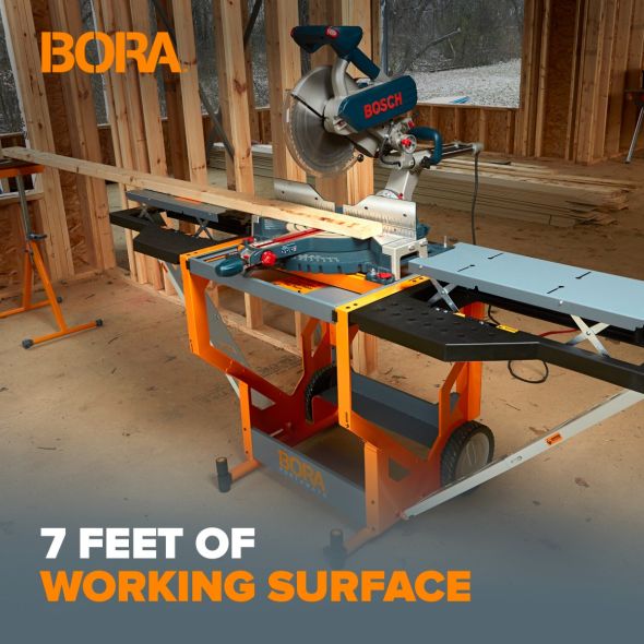 BORA Portacube STR Miter Saw Workstation - Bora