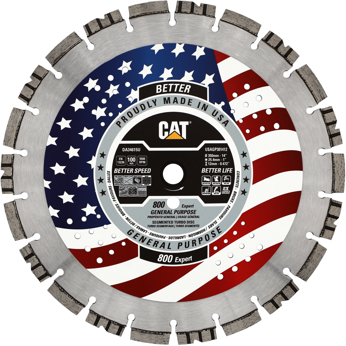 Cat® 800 Expert Diamond Blade - General Purpose Cat Diamond Tools