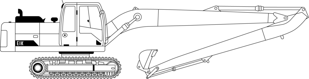 Long Reach Excavator CAT320D/E-50FT EIK Solutions