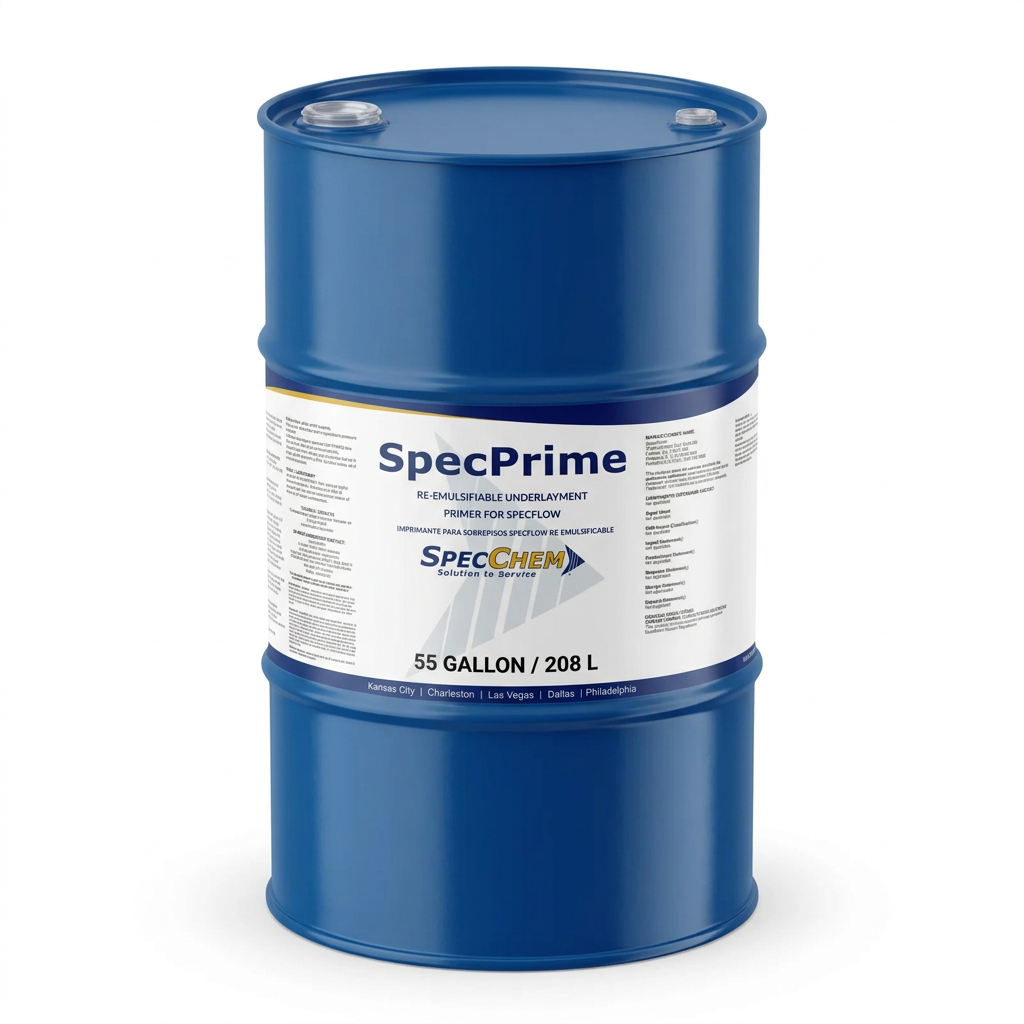 Specprime Re-Emulsifiable Underlayment Primer For Specflow SPRIME-55 SpecChem 55 Gallon