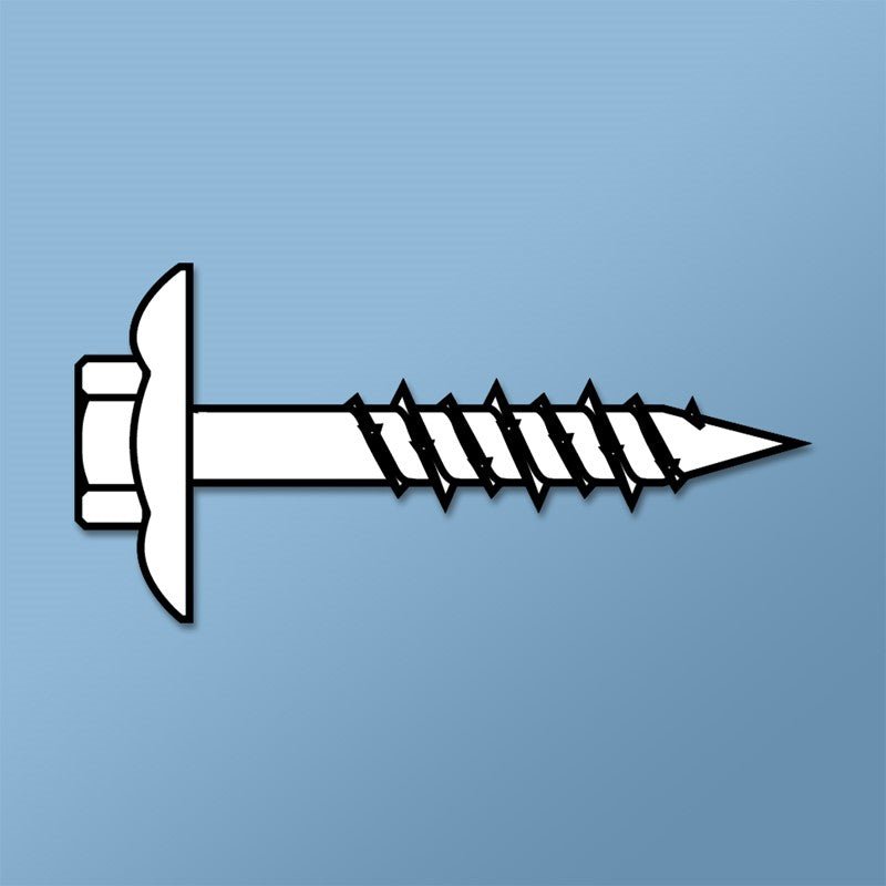 CON CONCRETE SCREWS - HEX FLANGE QUICK-CON ( BRONZE & WHITE COATING) Daggerz