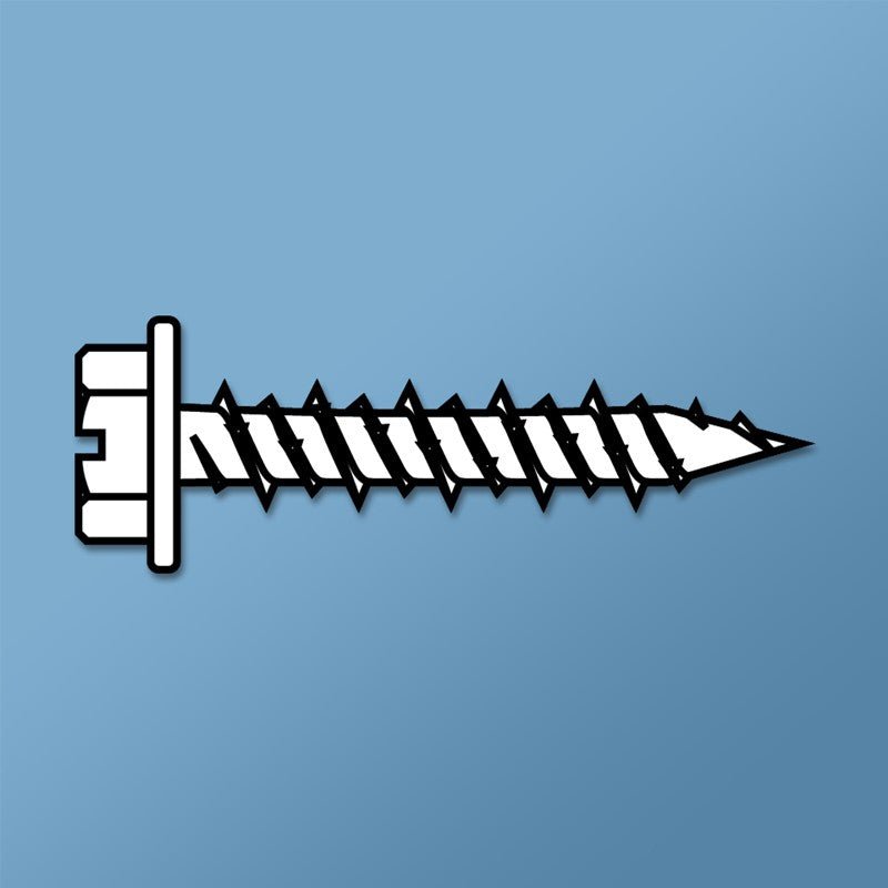 CON CONCRETE SCREWS - HEX WASHER HEAD (BLUE GUARD COATING) - 5/16" Hex Daggerz