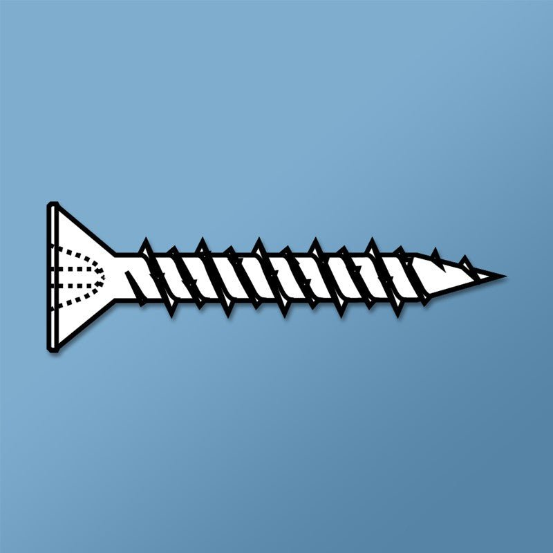 CON CONCRETE SCREWS - PHILLIPS FLAT (BLUE GUARD COATING) - #2 Phillips Daggerz