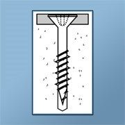 CON CONCRETE SCREWS - PHILLIPS FLAT ( BRONZE & WHITE COATING) Daggerz