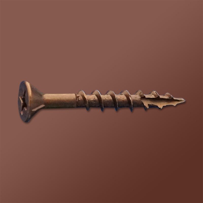 LOK WOOD SCREWS- PHILLIPS FLAT WITH NIBS COARSE TYPE 17 (LUBRICIZED) Daggerz