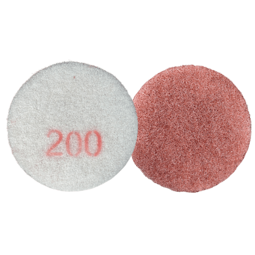 Dia Plus Pink Diamond Polishing Pad for Restoring Marble, Limestone, Sandstone, Travertine, Terrazzo, and Concrete DP-PFP-07-200 Dia Plus 200 Grit 7"