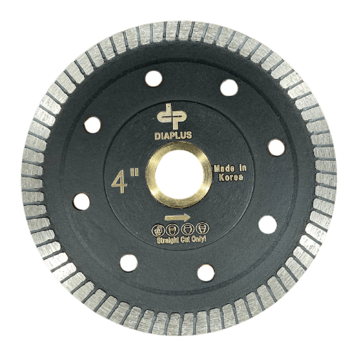DiaPlus Thin Dry Blade (8mm) for Cutting Porcelain, Tile, and Thasos DP-TTPB4 Dia Plus 4"