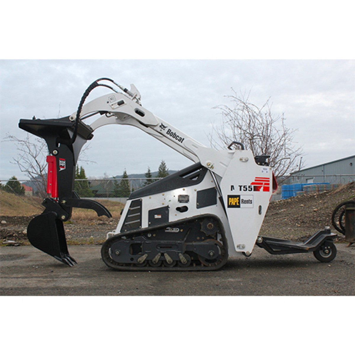 E40 Mini Skid Steer Backhoe Attachment Eterra