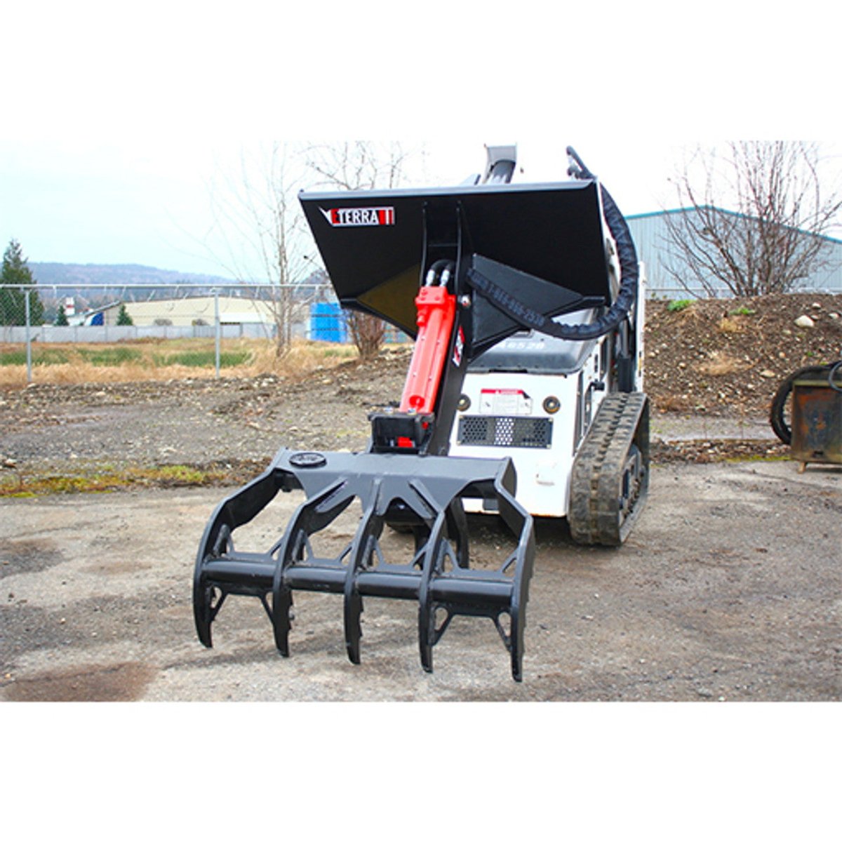 E40 Mini Skid Steer Backhoe Attachment Eterra