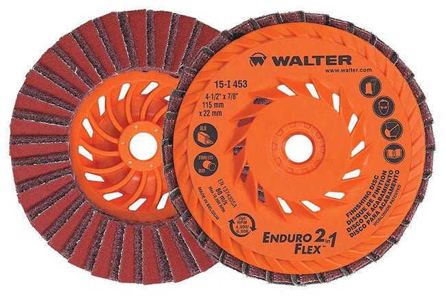 ENDURO-FLEX 2-in-1 Surface Finishing Discs - Pack of 10 Walter Surface Technologies