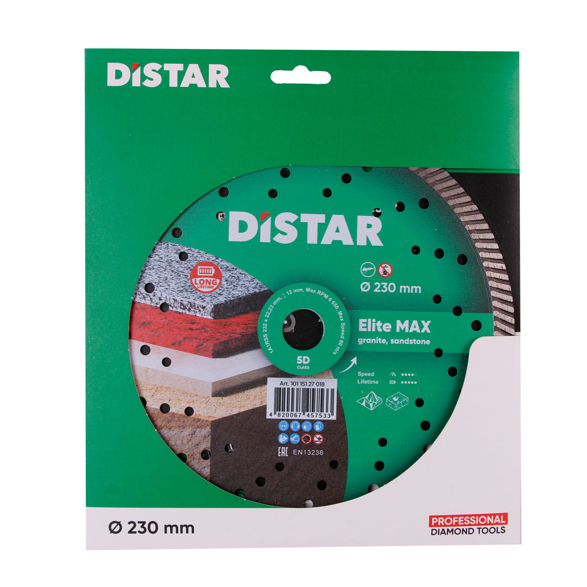 9 Inch Diamond Cutting Blade Turbo 232 Elite Max Distar