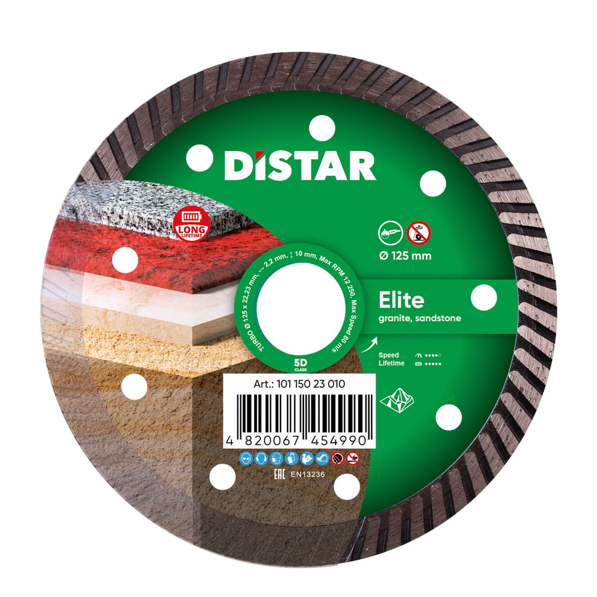 Diamond Cutting Blade Elite Turbo 10115023010 Distar 5"