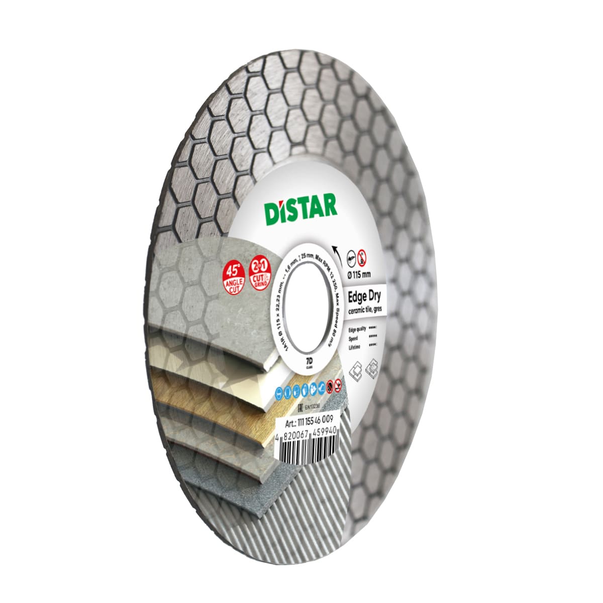 Diamond Cutting Blade 1A1R Edge Dry Distar