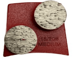 Fast Change Double Round Grinding Segment M-FC-2R0810-M Diamond Tool Store Medium 8/10