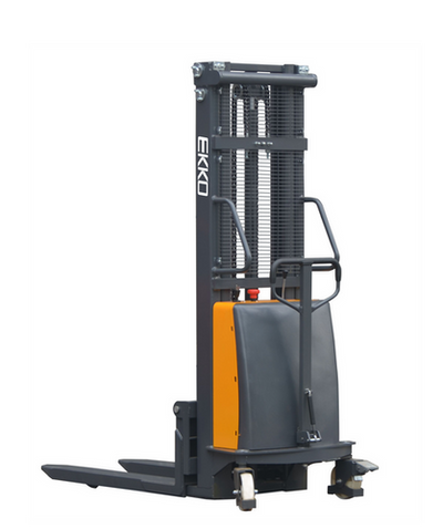 Semi-Electric Fork-Over Stacker with 138" Lift Height EKKO