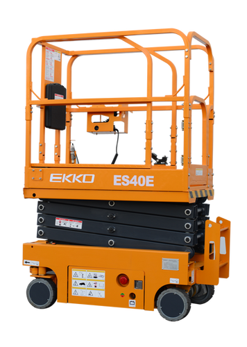 Scissor Aerial Work Platform - 500 lb Capacity Compact Electric Lift EKKO
