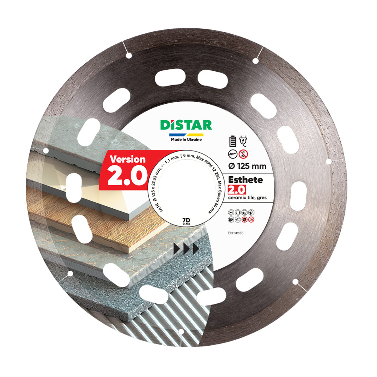 Diamond Cutting Blade 1A1R Esthete 2.0 10126024010 Distar 5"