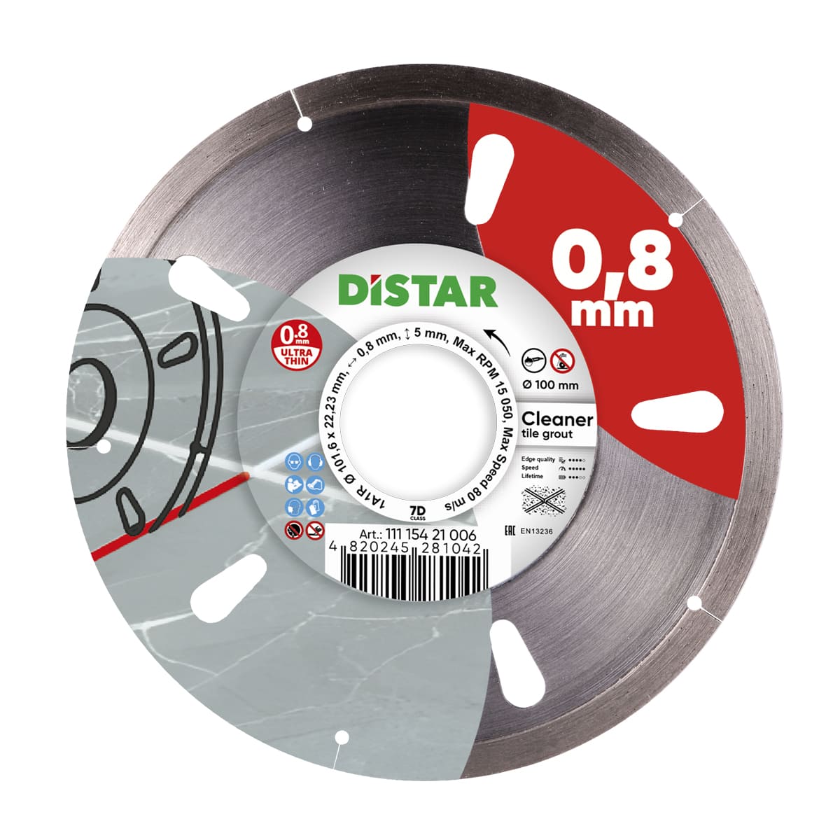 Diamond Cutting Blade 1A1R 100 Cleaner Distar