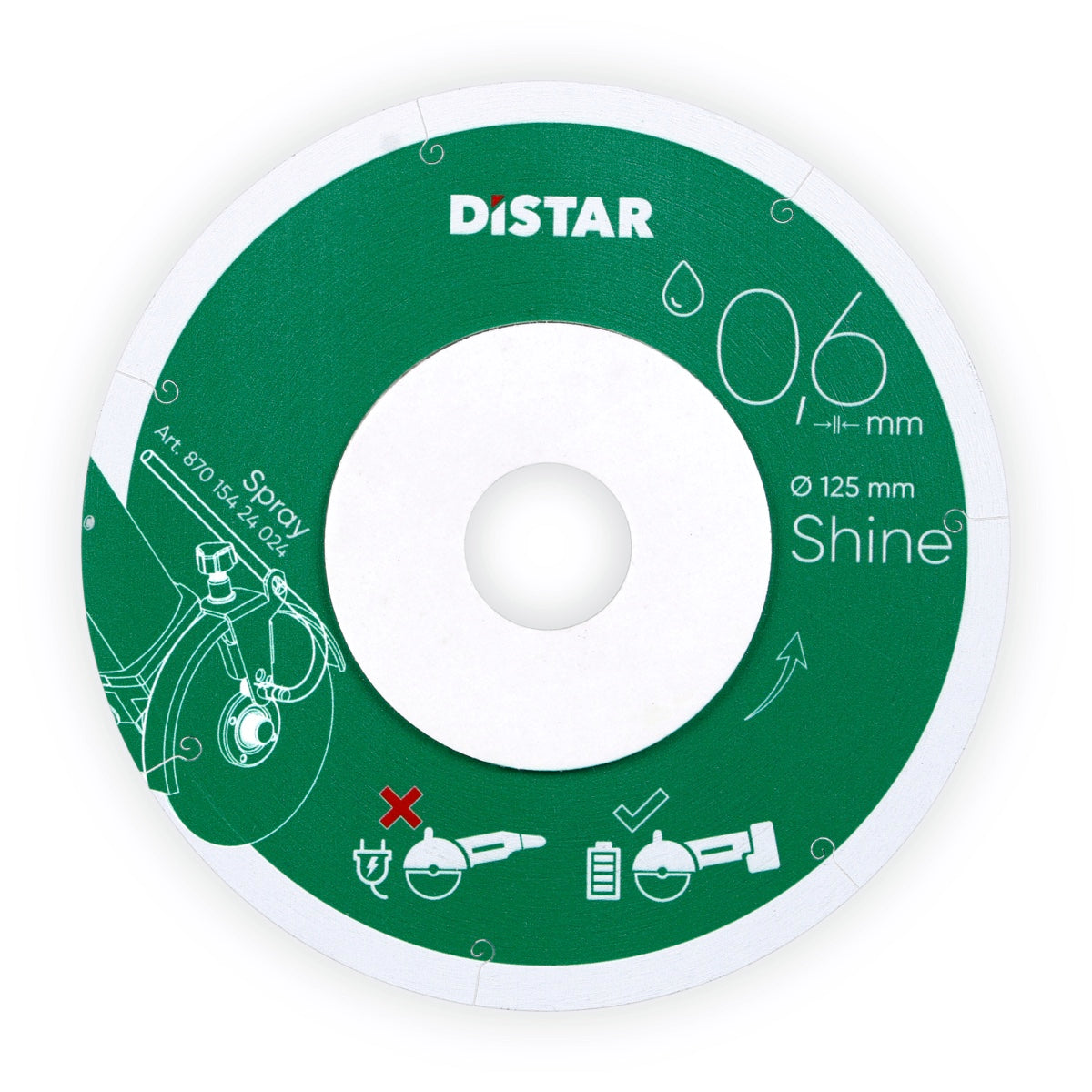 Diamond Cutting Blade 1A1R 5" Shine Distar