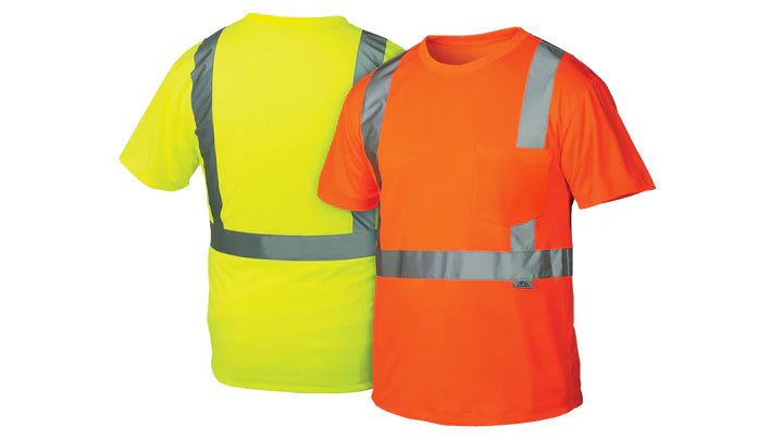 Hi Vis Safety T-Shirt with Pocket (Pack of 5) Pyramex