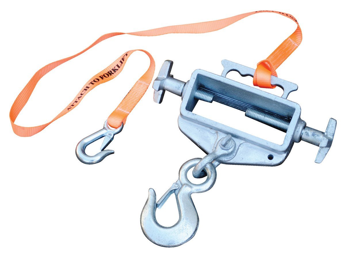 Hoisting Hooks S-FORK-4/6-RL Vestil Single Rigid Hook (48" - 4000lbs)