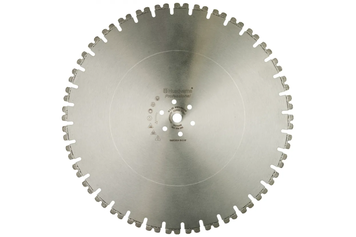 Husqvarna W1107S Silent Core Concrete Blades Saw Blade Cutting