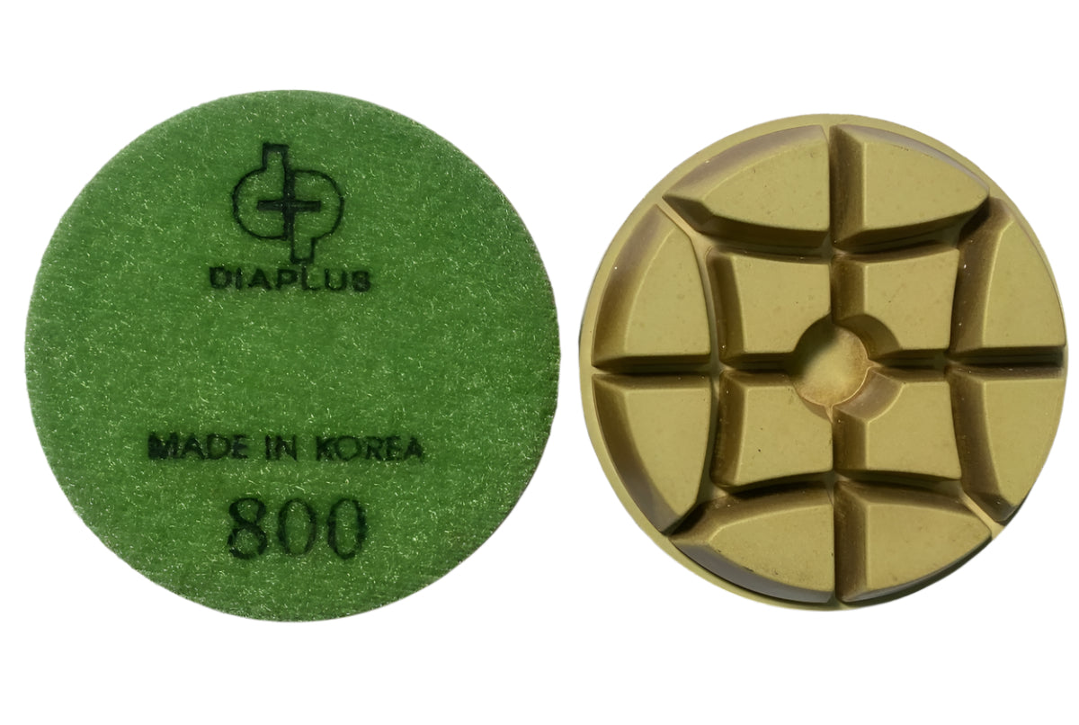 Hybrid Concrete Floor Pad - 3" DPCP30800 Dia Plus #800