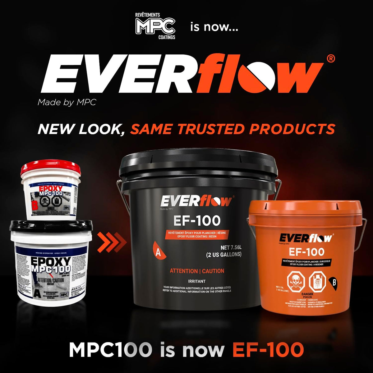 MPC-100 Everflow Epoxy Coating (3 Gallon Kit) MPC