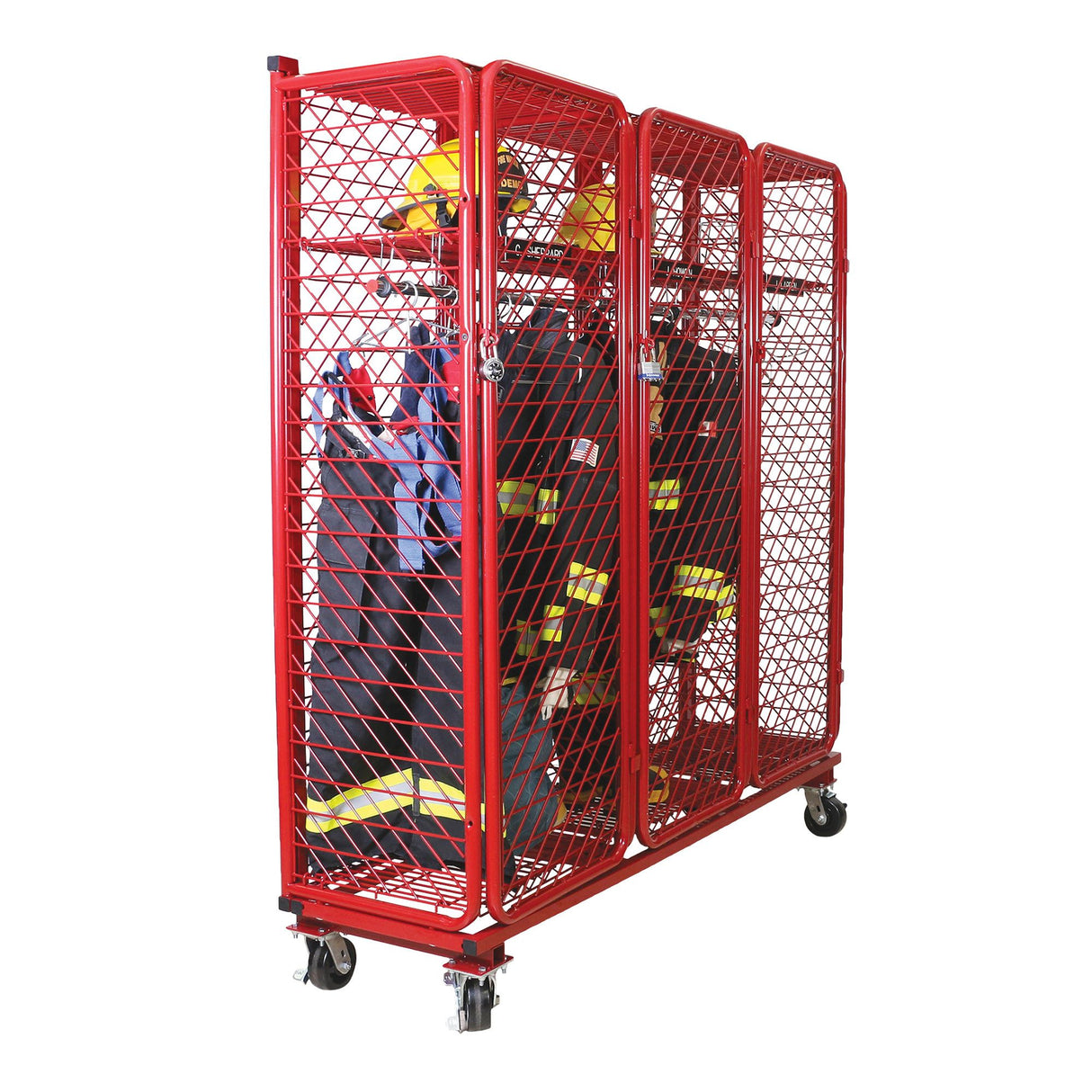 Single Sided Mobile Red Rack 18"/20"/24" Ready Rack