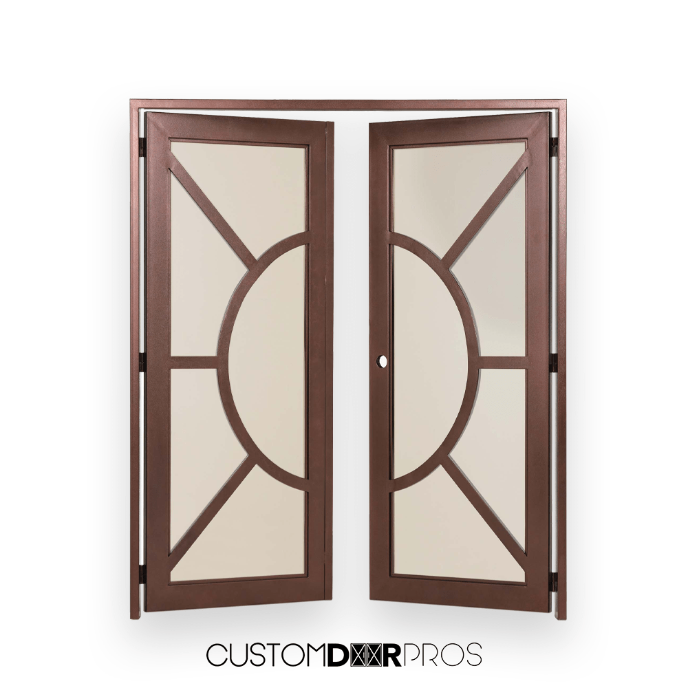 Kronos Double Door Entry Door Custom Iron Door Pros