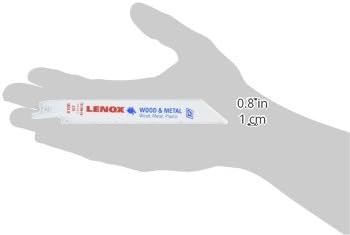 Lenox 610R 6 Inch X 10 Tpi Bi-Metal Reciprocating Saw Blades - Pack of 5 Lenox Tools