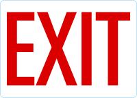 Exit Sign: Exit Lyle Signs