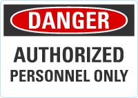 Danger OSHA Sign: Danger Men Working Above Sign