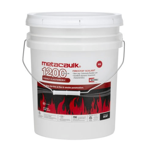 Metacaulk 1200 Firestop Sealant 66387 Metacaulk 5 Gallon Pail Caulk Grade (Red)