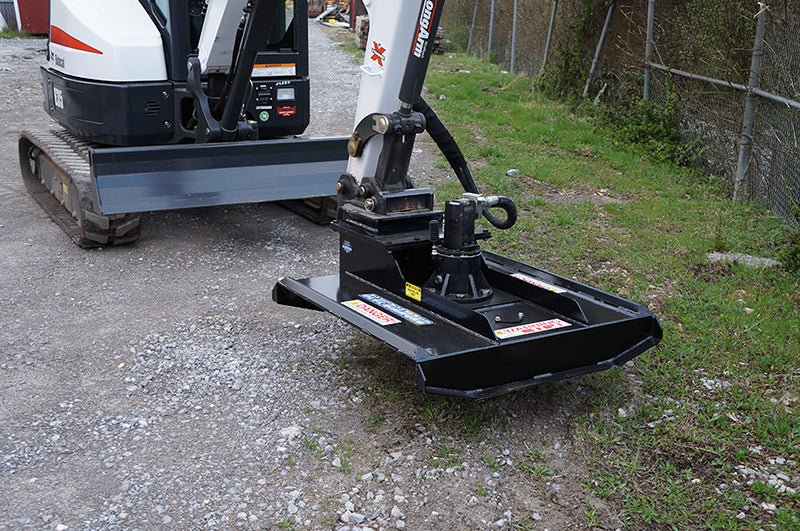 Mini Excavator Brush Cutter – Heavy Duty Blue Diamond Attachments