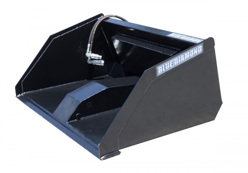 Mini Front Dump Bucket Blue Diamond Attachments