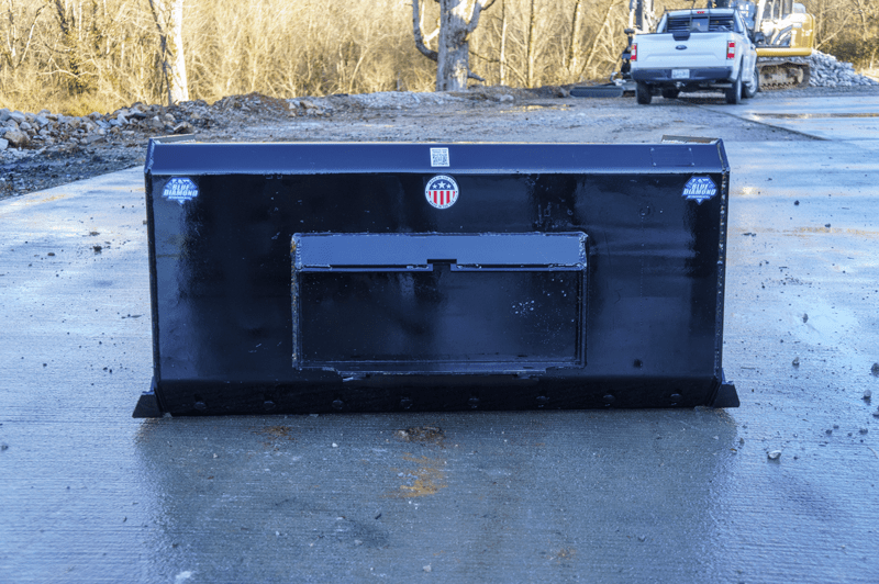 Mini Snow Pusher Mounts Blue Diamond Attachments