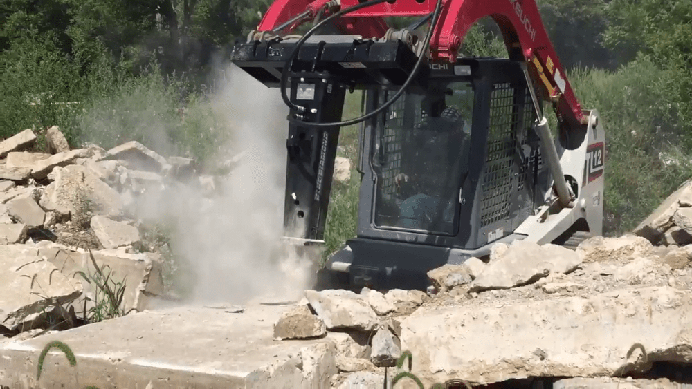 Mount Hydraulic Breaker Blue Diamond Attachments