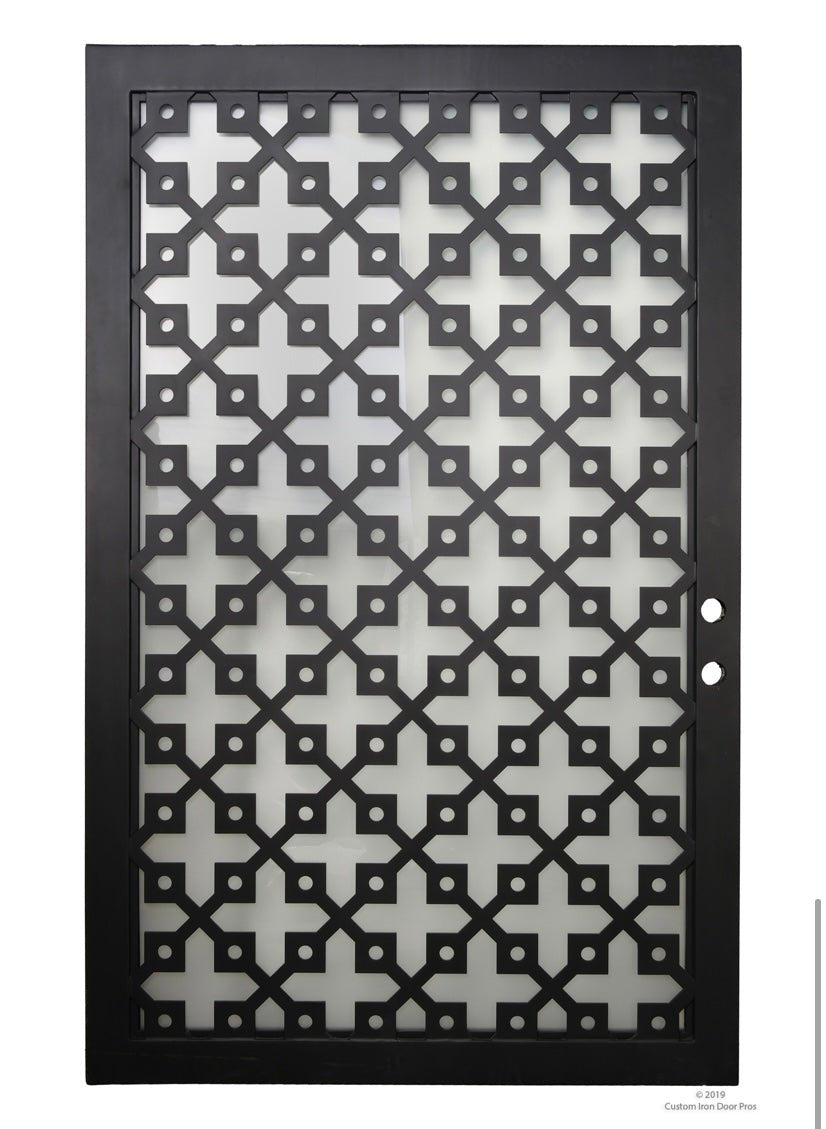 Movement Pivot Door sku-42751611502785 Custom Iron Door Pros 48 x 81