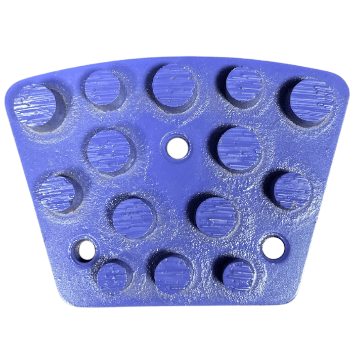 Multi Layered Brazed Trapezoid Grinding Segment VBT-BD-6mm-MC Dia Plus Big Dot - Step 1 - 6mm - M.C.