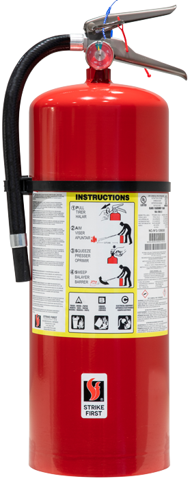 20 LB. Multi-Purpose Dry Chemical Portable Fire Extinguisher Strike First