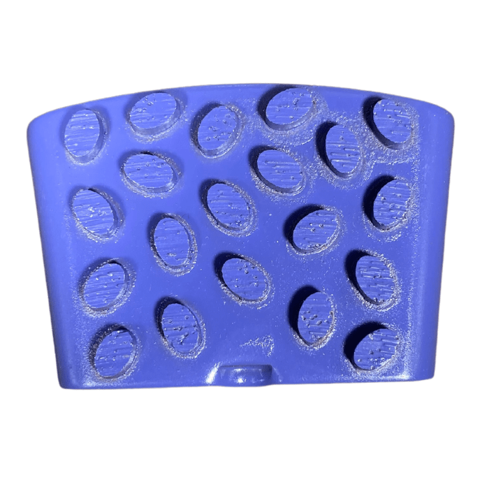 Oval Dash Vacuum Brazed Segments Dia Plus Medium Concrete Step 1