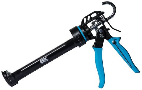 OX Pro 10-Ounce Heavy-Duty Caulk Gun | 12:1 Thrust Ratio Ox Tools