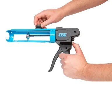 OX Pro 10-Ounce Rodless Caulk Gun | 7:1 Thrust Ratio Ox Tools