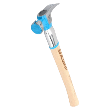 OX Pro 22-Ounce Milled Face Framing Hammer | Curved Hickory Handle Ox Tools