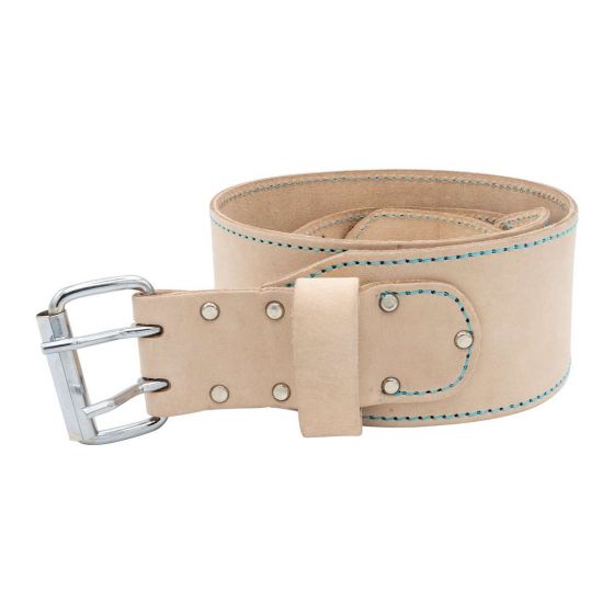 OX Pro 3-Inch White Leather Tool Belt - Large 35" to 46" Ox Tools