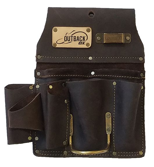OX Pro Drywaller's Tool Pouch, Oil-Tanned Leather Ox Tools