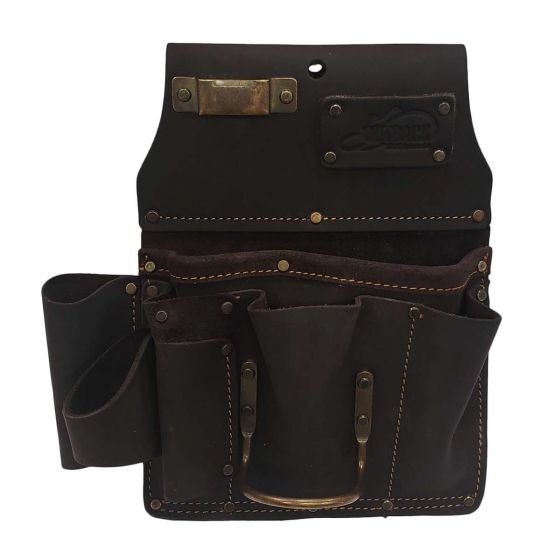 OX Pro Drywaller's Tool Pouch, Oil-Tanned Leather - Ox Tools